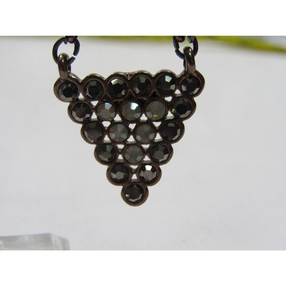 Chico's Bead Rhinestone Chandelier Bead Dangly Rustic Whimsygoth Chain Cottage - Picture 2 of 6